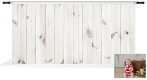 Kate 20x10 White Wood Shiplap Photography Backdrop Studio Background